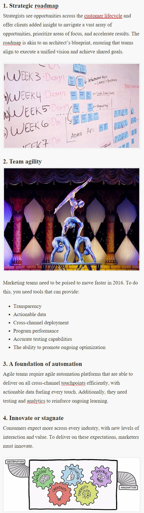 The 4 keys to marketing success in 2016 - ClickZ | 21st Century Public Relations | Scoop.it