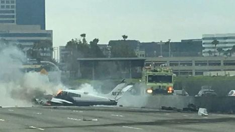 Small plane crashes onto the 405 Freeway in Orange County | Remotely Piloted Systems | Scoop.it