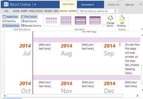 Free 12 Month Timeline Template For Word Online | PowerPoint presentations and PPT templates | Scoop.it