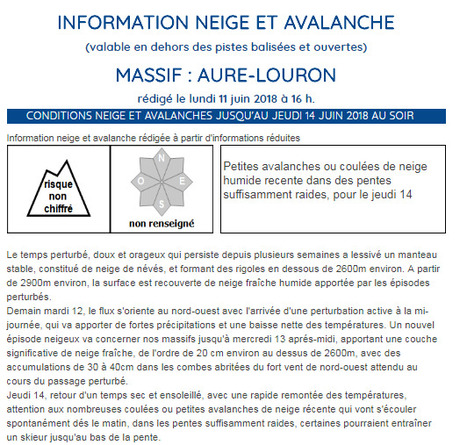 Bulletin neige et avalanche jusqu'au 14 juin - Météo France | Vallées d'Aure & Louron - Pyrénées | Scoop.it
