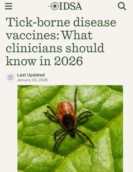 #sciencespeaks #idsa #tick #lyme #vaccine #lyme | Melvin Sanicas | Immunology and Biotherapies | Scoop.it