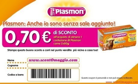 Buoni sconto Plasmon Omogeneizzati alla carne | scontOmaggio | Coupon e buoni sconto per la spesa alimentare | Scoop.it