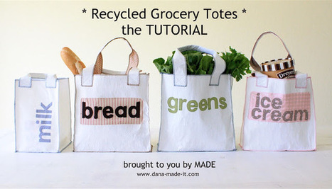 TUTORIAL: Recycled Grocery Totes | 1Uutiset - Lukemisen tähden | Scoop.it