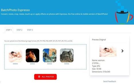 BatchPhoto Espresso: convertir, cambiar el tamaño, recortar, rotar, retocar o aplicar efectos a tus fotos | TIC & Educación | Scoop.it