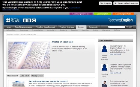 Vocabulary articles | TeachingEnglish | British Council | BBC | 21st Century Tools for Teaching-People and Learners | Scoop.it