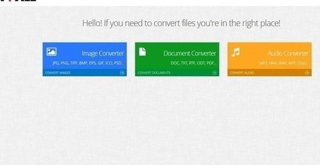 Ilovefile: convertir gratis y online documentos, imágenes y audios | TIC & Educación | Scoop.it