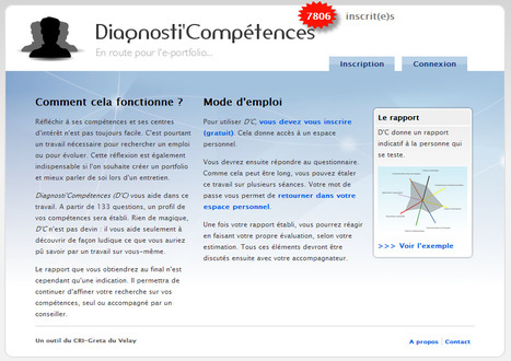 Diagnosti’Compétences : en route pour l'e-portfolio | Time to Learn | Scoop.it