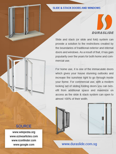 Slide And Stack Door System In Singapore Glas