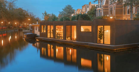 [Inspiration] Une maison flottante durable à partir de bois et de liège massifs à Leidein, Pays Bas  | Build Green, pour un habitat écologique | Scoop.it
