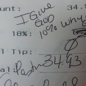 Pastor Who Left Sanctimonious Tip Gets Waitress Fired from Applebee's, Claims Her Reputation Was Ruined | In The Name Of God | Scoop.it