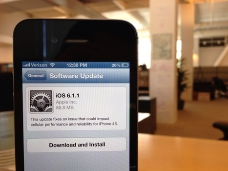 Apple confirms iOS 6.1 lock-screen flaw, promises fix | ZDNet | Latest Social Media News | Scoop.it