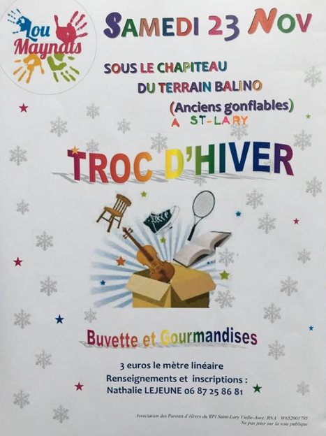 Troc d'Hiver à Saint-Lary Soulan le 23 novembre | Vallées d'Aure & Louron - Pyrénées | Scoop.it