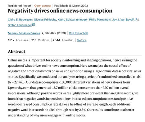 AI Negativity Bias: Why You Only Hear About AI Doom | 212-Careers | Scoop.it