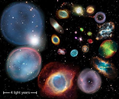 Image of the Day: A Collage of Ghostly Nebula --"We Can Now Measure Their Distance For the 1st Time" | Ciencia-Física | Scoop.it