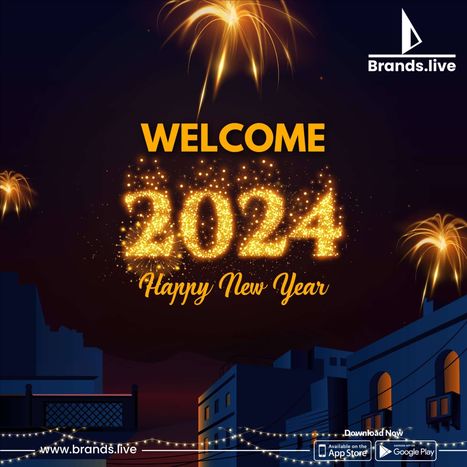 Create FREE Happy new year 2024 poster | Brands.live | Brands.live | Scoop.it