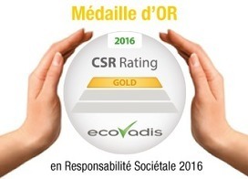 Médaille d Or en Responsabilité Sociétale | Alcatel-Phones | Témoignages Clients EcoVadis | Scoop.it