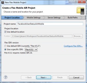 Create a mobile Facebook Flex application in Flash Builder 4.5 (Part 1) | Everything about Flash | Scoop.it