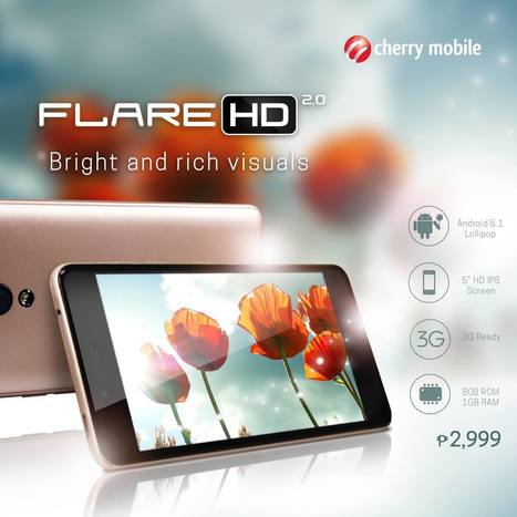 Cherry Mobile Flare HD 2: 5-inch HD Display, Quad-core CPU, only Php2,999 | NoypiGeeks | Philippines' Technology News, Reviews, and How to's | Gadget Reviews | Scoop.it