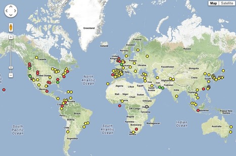 OER World Map: an example for discussion | Digital Delights | Scoop.it