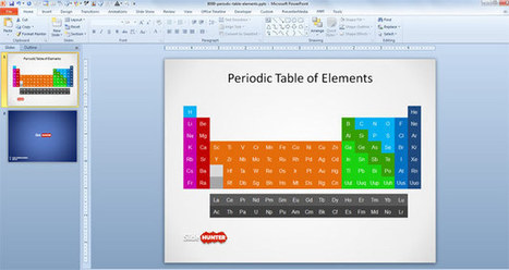 Free Periodic Table of Elements with Names ofr PowerPoint | Free Business PowerPoint Templates | Scoop.it