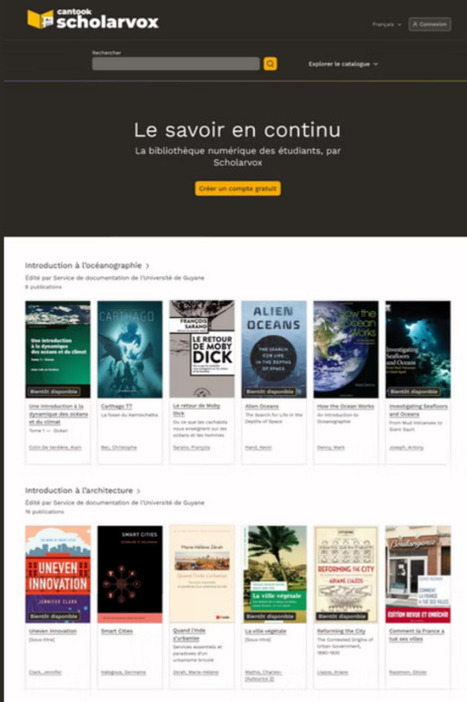 ScholarVox s'appr&ecirc;te &agrave; d&eacute;voiler sa nouvelle interface | InfoDoc - Information Scientifique Technique | Scoop.it