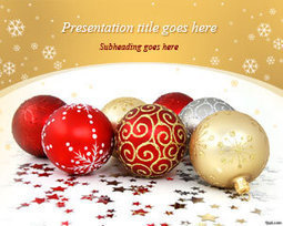 Free Christmas Balls PowerPoint Ttemplate | Free Powerpoint Templates | PowerPoint Presentation Library | Scoop.it