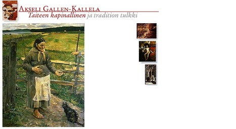 Akseli Gallen-Kallelan Kotisivu | 1Uutiset - Lukemisen tähden | Scoop.it