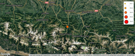 Événement sismique de magnitude 2.8 enregistré sur la région d'Arreau le 21 février 2017 / ReNaSS | Vallées d'Aure & Louron - Pyrénées | Scoop.it