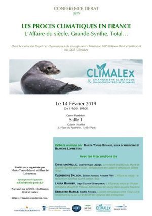 Conférence – débat : Les procès climatiques en France | Variétés entomologiques | Scoop.it