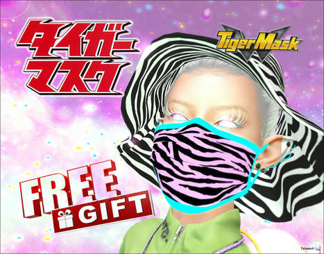 Tiger Mask January 2022 Gift by ZAZAQLO | Teleport Hub - Second Life Freebies | Second Life Freebies | Scoop.it