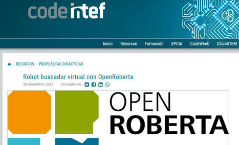Práctica de robótica virtual con OpenRoberta | tecno4 | Scoop.it