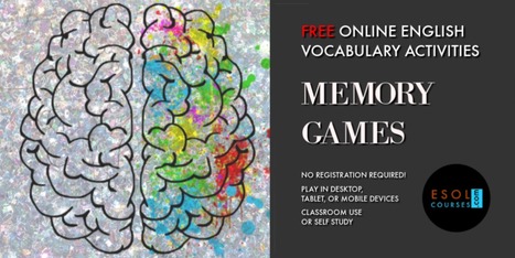 Free ESL Memory Games for Learning English | Free Teaching & Learning Resources for ELT | Scoop.it