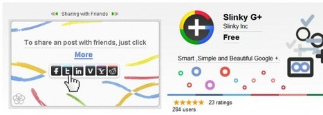 Mejora la experiencia de Google Plus con Slinky G+ | Aplicaciones y Herramientas . Software de Diseño | Scoop.it