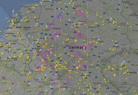 Un Airbus A380 forme un sapin de Noël dans le ciel allemand | Epic pics | Scoop.it