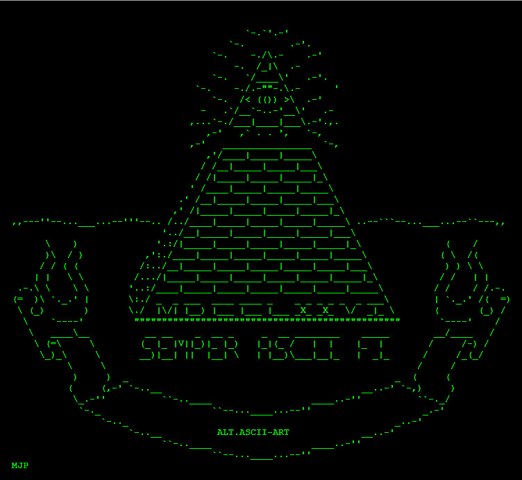 Illuminati Ascii Art Multimedias For Educat