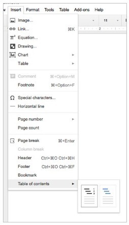 Page numbers now in table of contents in Google Docs | information analyst | Scoop.it