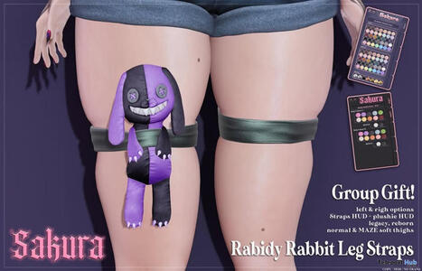 Rabidy Rabbit Straps November 2025 Group Gift by Sakura | Teleport Hub - Second Life Freebies | Second Life Freebies | Scoop.it