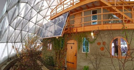 Une #éco-#construction dans le froid norvégien | Nature House » est une maison bois entourée d’un #dôme #géodésique vitré situé sur l’île de Sandhornoya en #Norvège | RSE et Développement Durable | Scoop.it