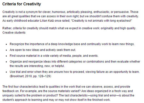 Educational Leadership | Assessing Creativity | eLeadership | eSkills | 21st Century Learning and Teaching | Scoop.it