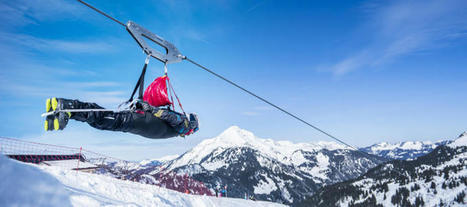 La tyrolienne la plus longue du monde sur pylônes est désormais dans les Alpes | Transports par cable - tram aérien | Scoop.it