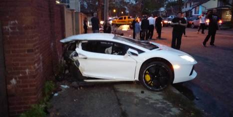 Lamborghini Splits In Half During Brooklyn Car Crash (VIDEO) - Huffington Post | Fast Cars | Scoop.it