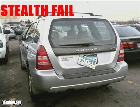 License Plate Stealth FAIL | Fail | Scoop.it