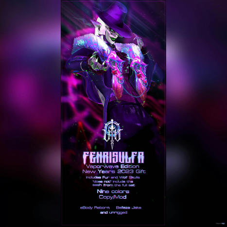 Fenrisulfr Vaporwave Edition January 2023 Group Gift by Vae Victis | Teleport Hub - Second Life Freebies | Second Life Freebies | Scoop.it