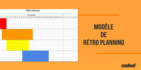 Comment faire un rétroplanning ? [Modèle Excel à télécharger] | Outils de Marketing Digital | Scoop.it