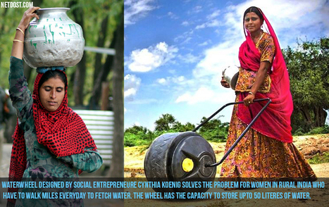 This device solves the problem for women who walk miles carrying water on their head | Vintage Living Today For A Future Tomorrow | Scoop.it