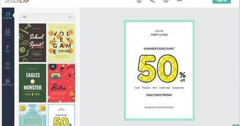 A new web tool for creating educational posters to use in class  | Tools design, social media Tools, aplicaciones varias | Scoop.it