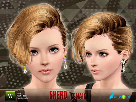 Newsea Shero Female Hairstyle << TSR (GRATUIT pendant 24h) | Les Sims | Scoop.it