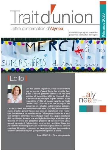 Trait d'union, la lettre d'Alynea - printemps 2020 | Labo Cit&eacute;s - L'actualit&eacute; de la politique de la ville en Auvergne-Rh&ocirc;ne-Alpes | Scoop.it