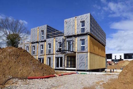 En Ille-et-Vilaine, un b&acirc;timent d&rsquo;habitation collectif en containers prend forme | Architecture - Construction | Scoop.it