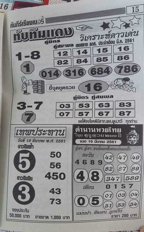 thai lotto game
